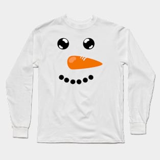 Christmas Snowman ⛄ Long Sleeve T-Shirt